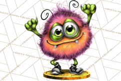 Funny St Patricks Day Monsters Clipart, St Paddy Monster PNG Product Image 2