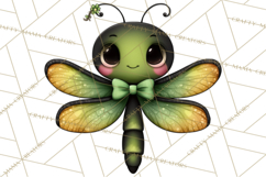 Cute St Patricks Day Bugs Clipart, St. Paddy Png Files Product Image 3
