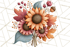 Fall Teacher School Supplies Clipart PNG Product Image 3