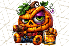 Snarky Jack O Lantern Halloween PNG Clipart Product Image 4