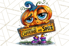 Snarky Jack O Lantern Halloween PNG Clipart Product Image 2