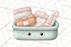 School Nurse Kawaii Clipart Product Image 2