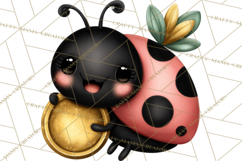 Cute St Patricks Day Bugs Clipart, St. Paddy Png Files Product Image 2