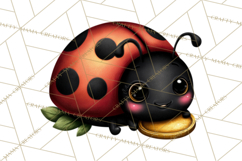 Cute St Patricks Day Bugs Clipart, St. Paddy Png Files Product Image 3