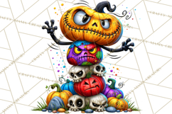 Snarky Jack O Lantern Halloween PNG Clipart Product Image 4