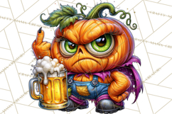 Snarky Jack O Lantern Halloween PNG Clipart Product Image 4