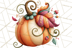 Fall Teacher School Supplies Clipart PNG Product Image 4