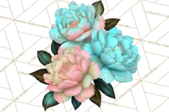 Botanical Books Clipart PNG Cottagecore Reading Florals Product Image 3