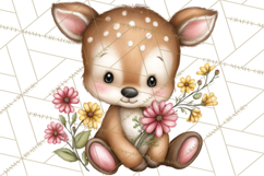 Spring Woodland Critter Clipart PNG, Spring Png Product Image 3