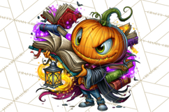 Snarky Jack O Lantern Halloween PNG Clipart Product Image 3