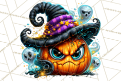 Snarky Jack O Lantern Halloween PNG Clipart Product Image 4