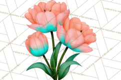 Botanical Books Clipart PNG Cottagecore Reading Florals Product Image 4
