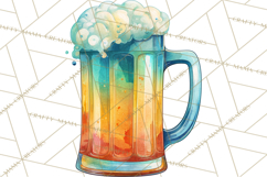 Beer Watercolor Clipart, Beer PNG, Beer Mug, Beer Bottle Product Image 4