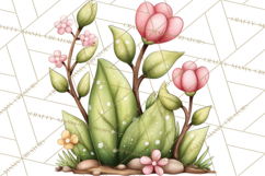 Spring Woodland Critter Clipart PNG, Spring Png Product Image 4