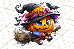 Snarky Jack O Lantern Halloween PNG Clipart Product Image 5