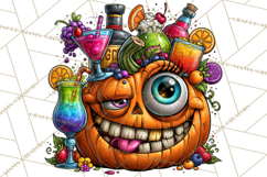 Snarky Jack O Lantern Halloween PNG Clipart Product Image 2