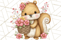 Spring Woodland Critter Clipart PNG, Spring Png Product Image 5