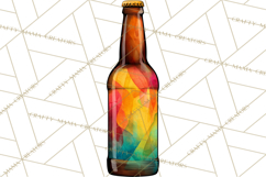 Beer Watercolor Clipart, Beer PNG, Beer Mug, Beer Bottle Product Image 2