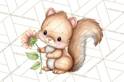 Spring Woodland Critter Clipart PNG, Spring Png Product Image 3