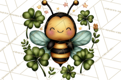 Cute St Patricks Day Bugs Clipart, St. Paddy Png Files Product Image 5