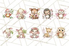 Spring Woodland Critter Clipart PNG, Spring Png Product Image 2