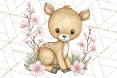 Spring Woodland Critter Clipart PNG, Spring Png Product Image 4