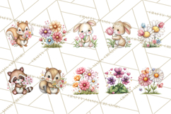 Spring Woodland Critter Clipart PNG, Spring Png Product Image 4