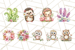 Spring Woodland Critter Clipart PNG, Spring Png Product Image 6