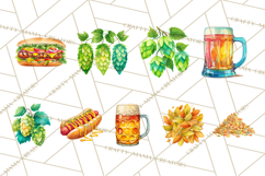 Beer Watercolor Clipart, Beer PNG, Beer Mug, Beer Bottle Product Image 7