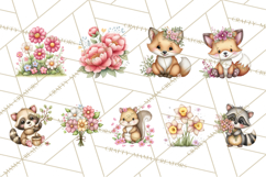 Spring Woodland Critter Clipart PNG, Spring Png Product Image 7