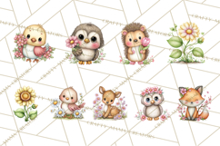 Spring Woodland Critter Clipart PNG, Spring Png Product Image 8