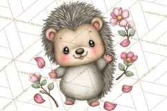 Spring Woodland Critter Clipart PNG, Spring Png Product Image 5