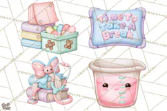 School Nurse Kawaii Clipart Product Image 1