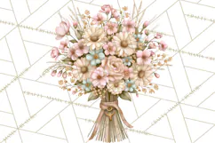 Pink Rodeo Western Clipart PNG, Rustic Cowgirl Product Image 5