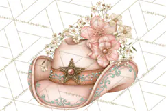 Pink Rodeo Western Clipart PNG, Rustic Cowgirl Product Image 4