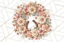 Pink Rodeo Western Clipart PNG, Rustic Cowgirl Product Image 2