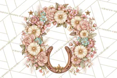 Pink Rodeo Western Clipart PNG, Rustic Cowgirl Product Image 3