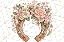 Pink Rodeo Western Clipart PNG, Rustic Cowgirl Product Image 4