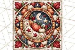 Fall Quilt Square Pattern PNG Designs Product Image 5