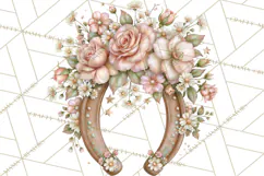 Pink Rodeo Western Clipart PNG, Rustic Cowgirl Product Image 3