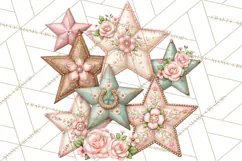 Pink Rodeo Western Clipart PNG, Rustic Cowgirl Product Image 2