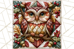Fall Quilt Square Pattern PNG Designs Product Image 2