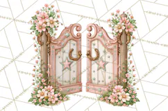 Pink Rodeo Western Clipart PNG, Rustic Cowgirl Product Image 5