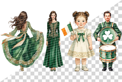 Watercolor St Patricks Day | shamrock clover leprechaun hat Product Image 8