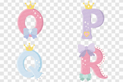 Cute Princess Font | Alphabet Letter Number Pink SVG EPS PNG Product Image 8