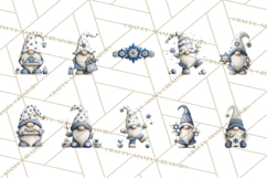 Hanukkah Gnome Clipart, Dreidel Menorah PNG, Blue Star Png Product Image 4