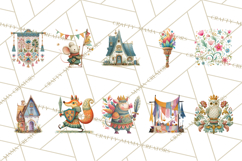 Medieval Animal Knights Heraldic Woodland Creatures Fantasy Product Image 3