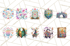 Medieval Animal Knights Heraldic Woodland Creatures Fantasy Product Image 9