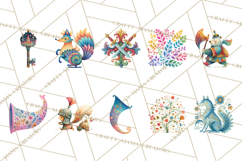 Medieval Animal Knights Heraldic Woodland Creatures Fantasy Product Image 5