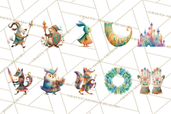 Medieval Animal Knights Heraldic Woodland Creatures Fantasy Product Image 4